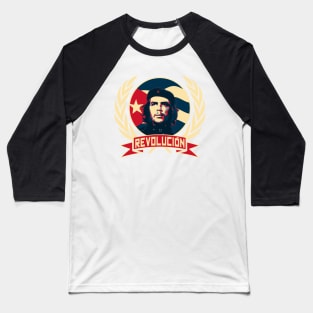 Che Guevara Revolucion Baseball T-Shirt